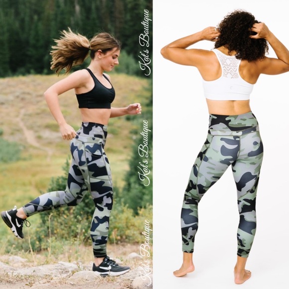 ZYIA | Pants \u0026 Jumpsuits | Green Camo 